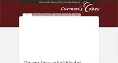 Desktop Screenshot of carmenscakes.com